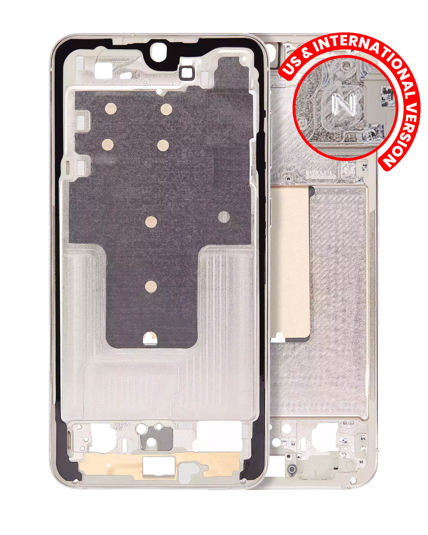 Mid-Frame Housing For Samsung Galaxy S23 Plus 5G (US & International Version) (Cream)