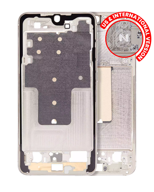 Mid-Frame Housing For Samsung Galaxy S23 Plus 5G (US & International Version) (Cream)