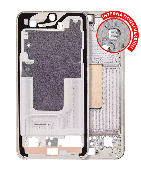 Mid-Frame Housing For Samsung Galaxy S23 5G (International Version) (Cream)