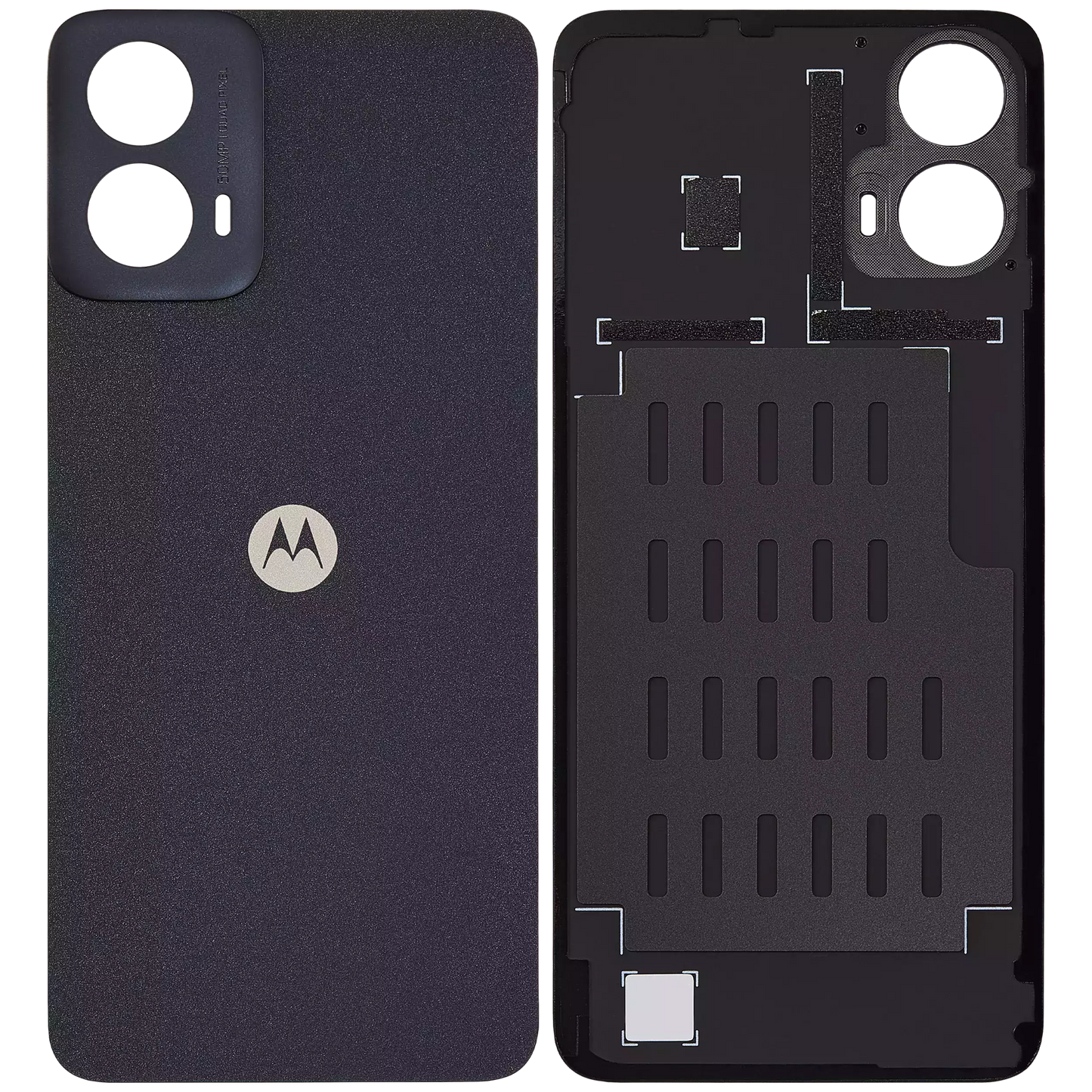 Back Cover Glass For Motorola Moto G34 (XT2363 / 2023) (Genuine OEM) (Charcoal Black) replacement part SKU 107182092475 image 6