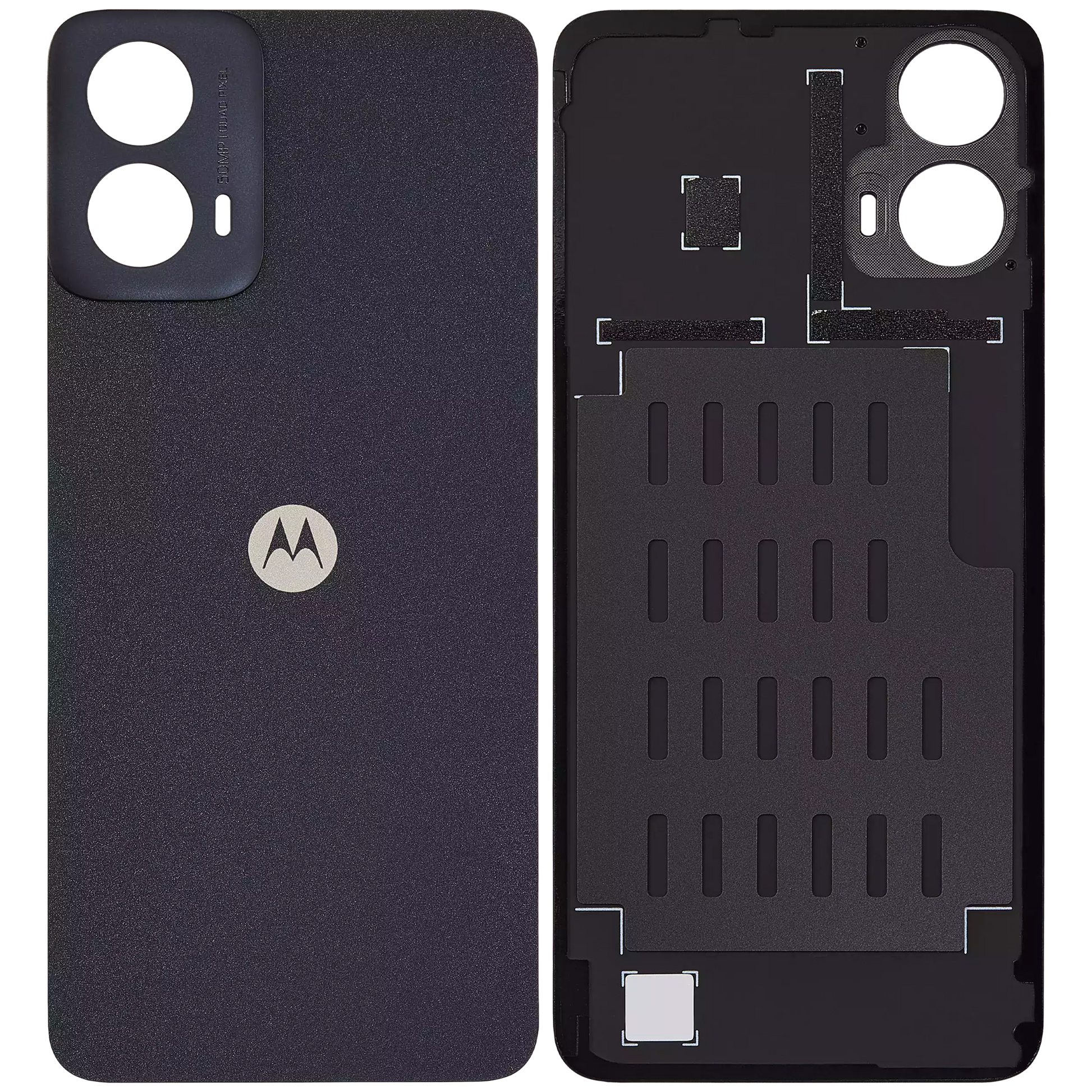 Back Cover Glass For Motorola Moto G34 (XT2363 / 2023) (Genuine OEM) (Charcoal Black) replacement part SKU 107182092475 image 6