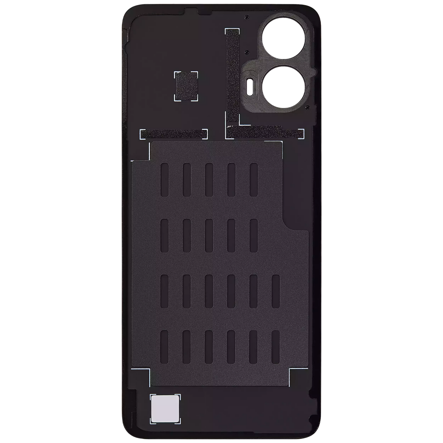 Back Cover Glass For Motorola Moto G34 (XT2363 / 2023) (Genuine OEM) (Charcoal Black) replacement part SKU 107182092475 image 3