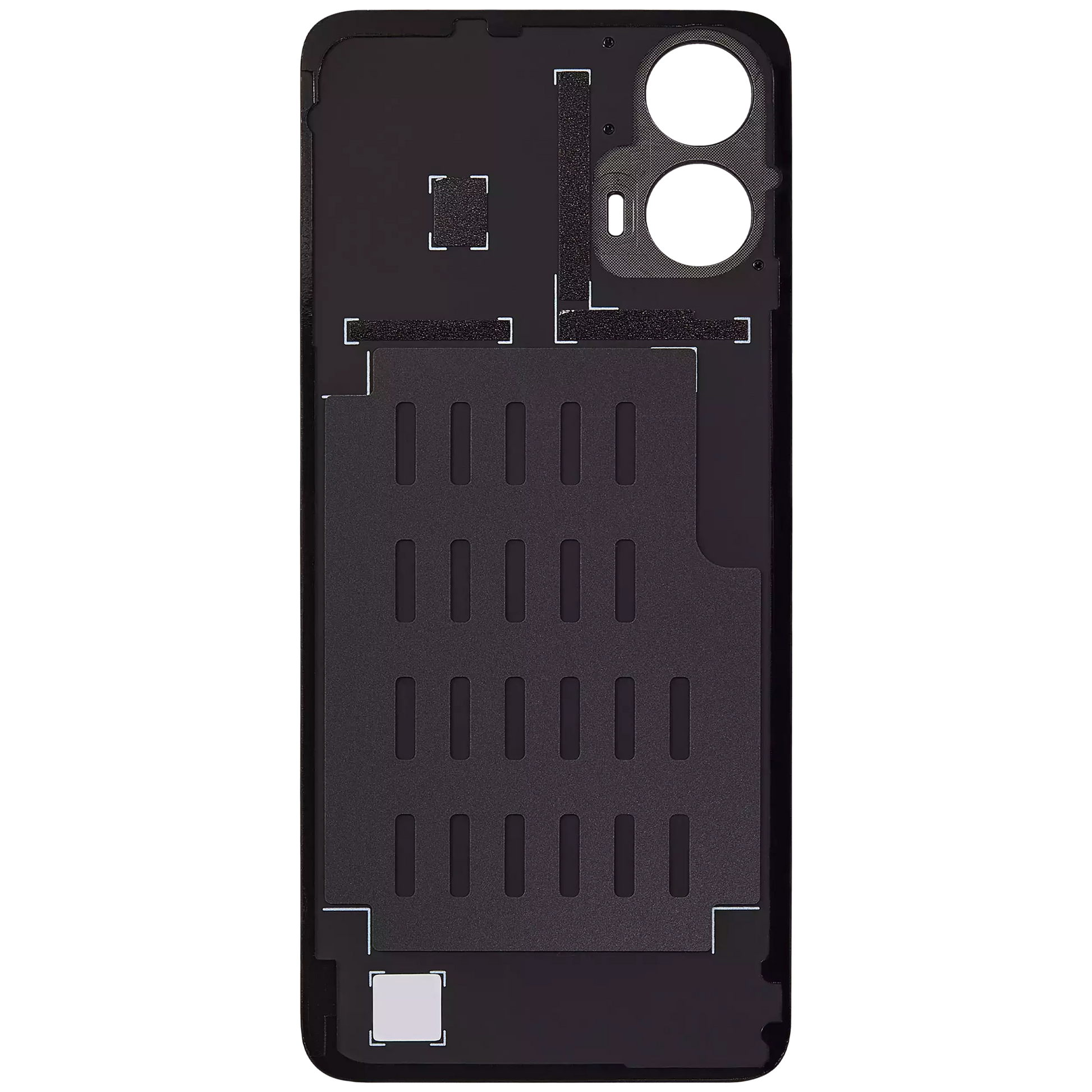 Back Cover Glass For Motorola Moto G34 (XT2363 / 2023) (Genuine OEM) (Charcoal Black) replacement part SKU 107182092475 image 3