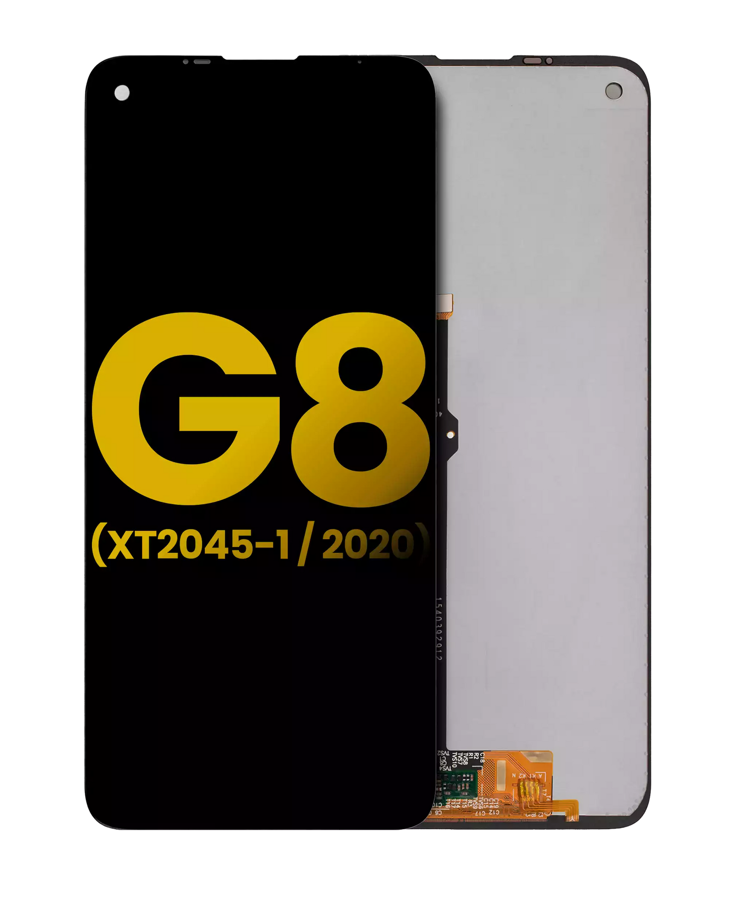LCD Assembly Without Frame For Motorola Moto G8 (XT2045-1 / 2020) (Refurbished) (Black) | compatible mobile phone replacement part | SKU 107085003902 | product image 1