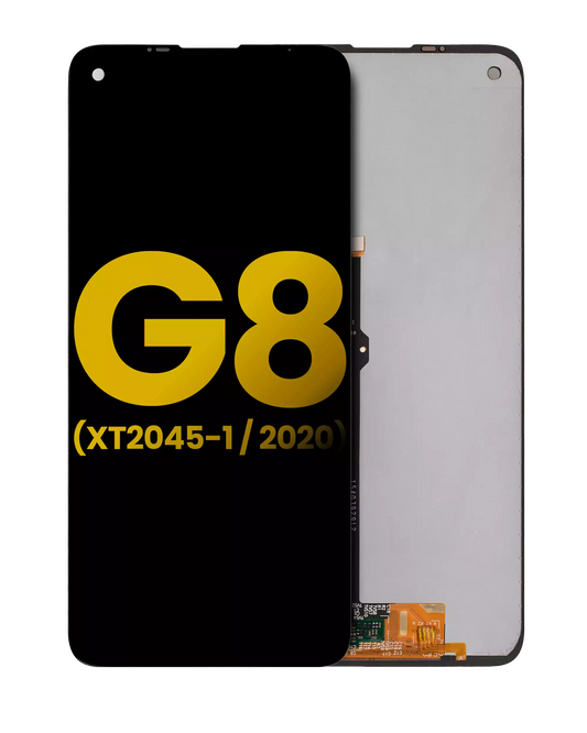 LCD Assembly Without Frame For Motorola Moto G8 (XT2045-1 / 2020) (Refurbished) (Black) | compatible mobile phone replacement part | SKU 107085003902 | product image 1