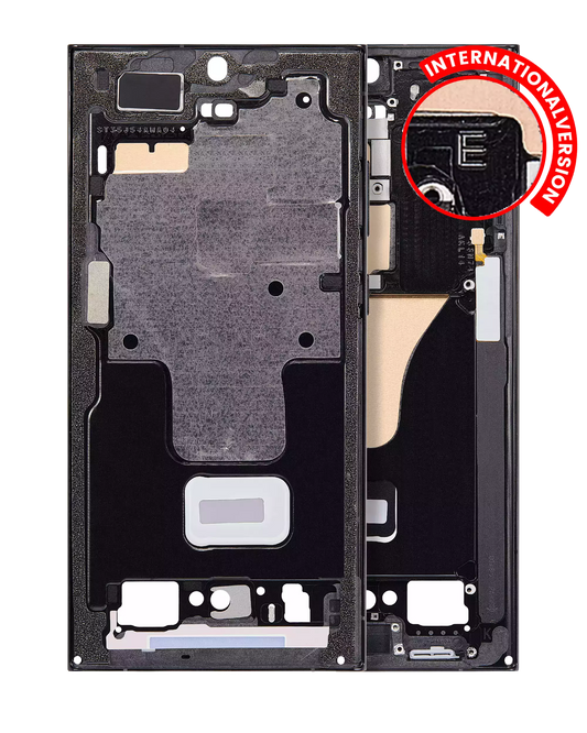 Mid-Frame Housing For Samsung Galaxy S23 Ultra 5G (International Version) (Graphite)