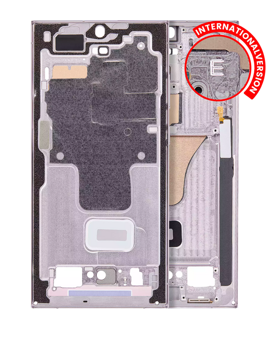 Mid-Frame Housing For Samsung Galaxy S23 Ultra 5G (International Version) (Lavender)