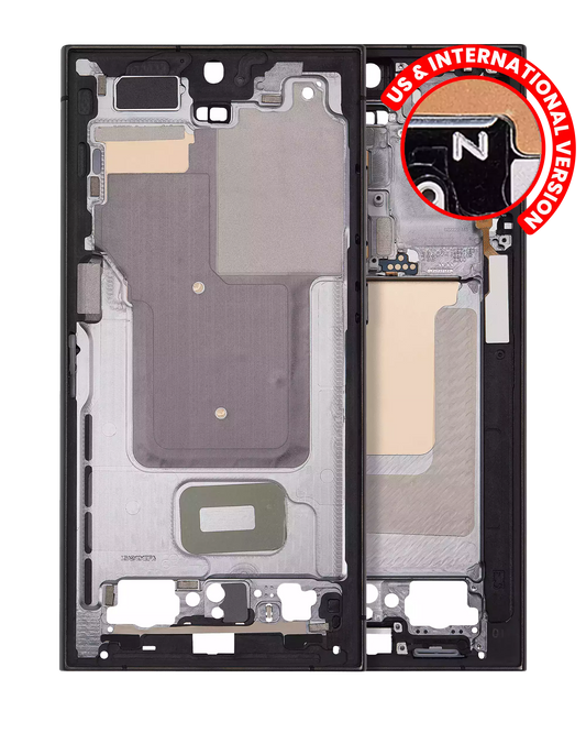 Mid-Frame Housing For Samsung Galaxy S24 Ultra 5G (US & International Version) (Titanium Black)