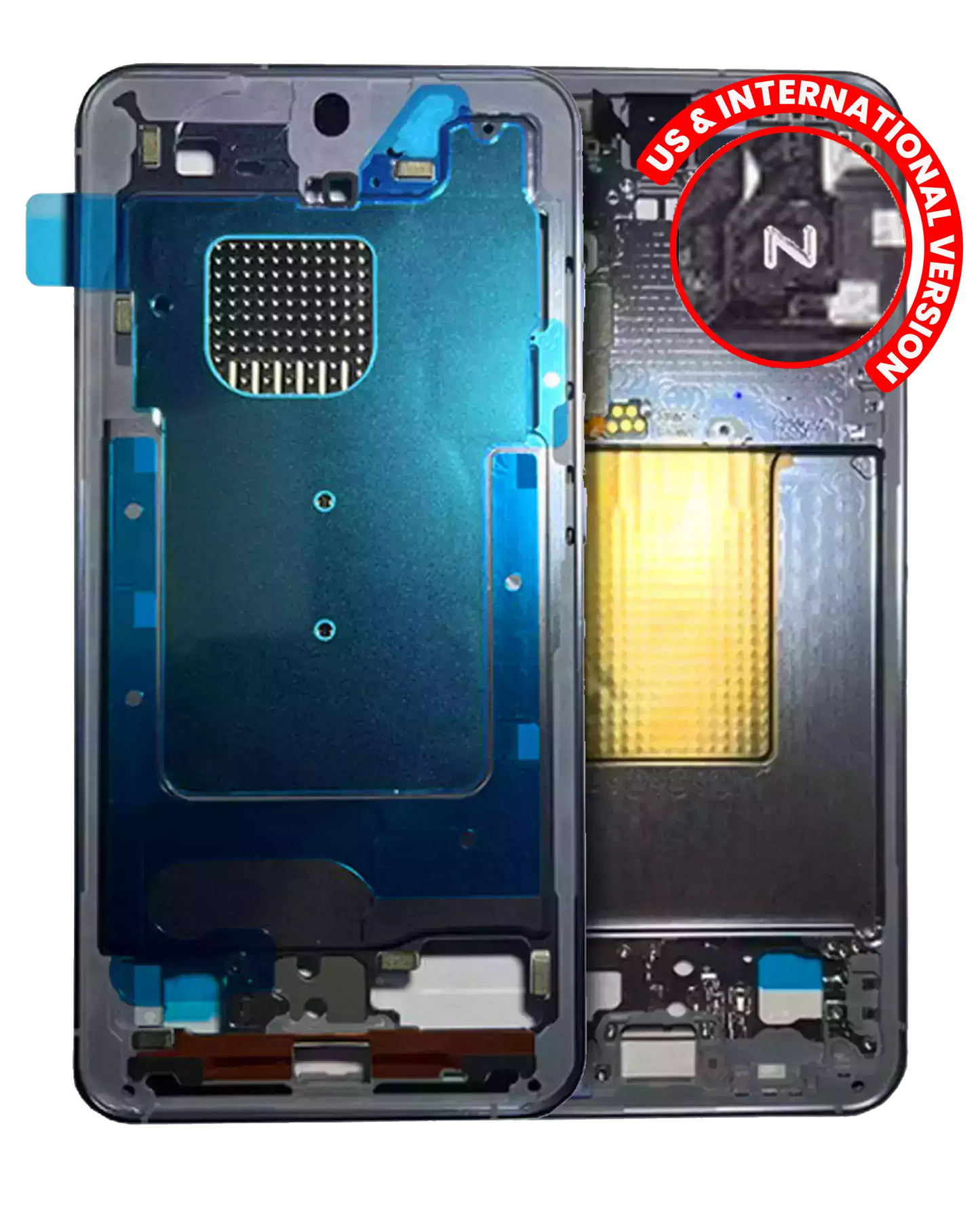 Mid-Frame Housing For Samsung Galaxy S24 Plus 5G (US & International Version) (Sapphire Blue)