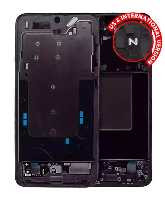 Mid-Frame Housing For Samsung Galaxy S24 Plus 5G (US & International Version) (Onyx Black)