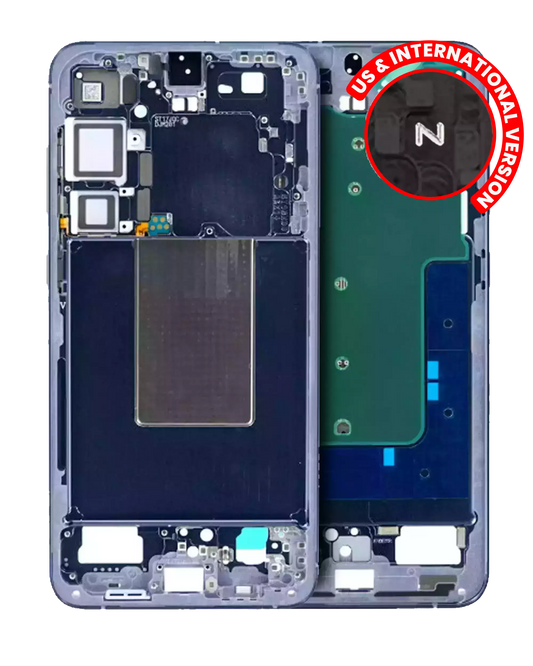 Mid-Frame Housing For Samsung Galaxy S24 Plus 5G (US & International Version) (Cobalt Violet)
