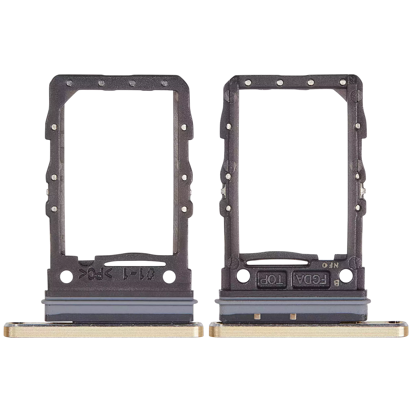 Single Sim Card Tray For Samsung Galaxy Z Flip 6 (F741) (Premium) (Yellow)