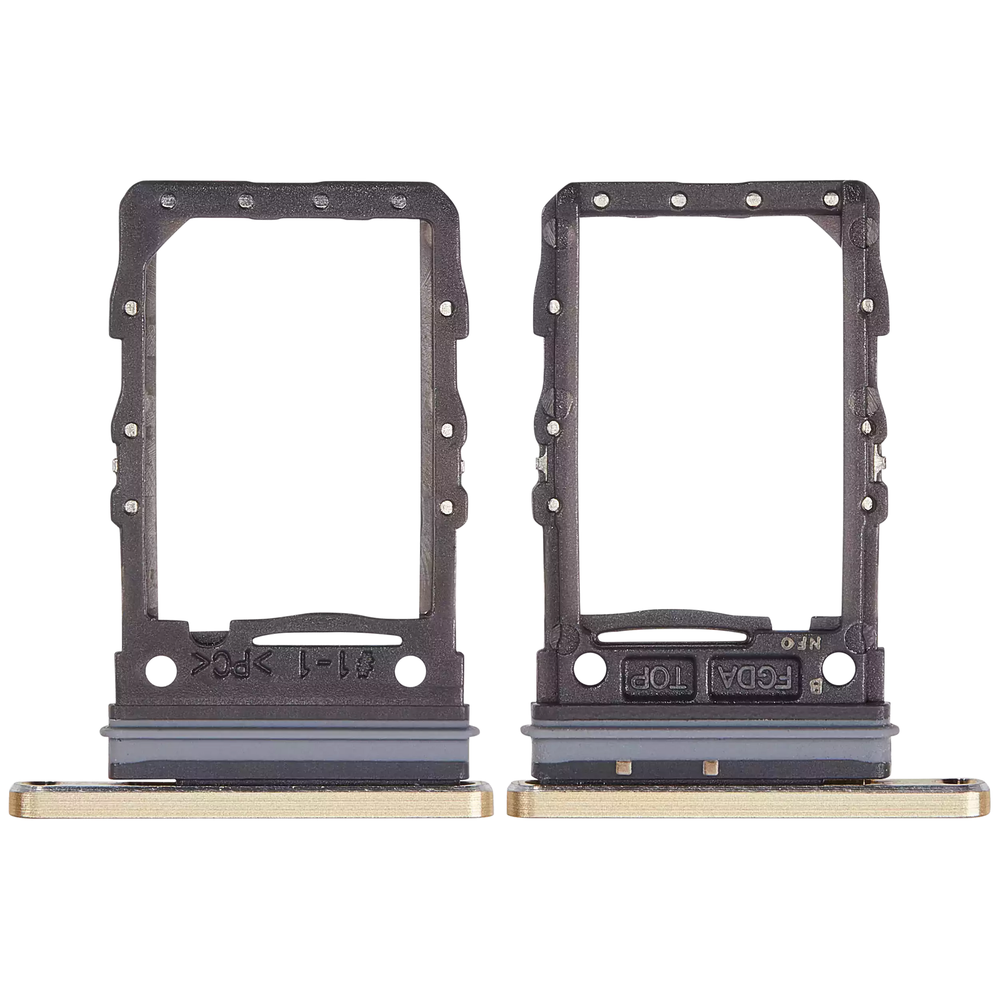 Single Sim Card Tray For Samsung Galaxy Z Flip 6 (F741) (Premium) (Yellow)