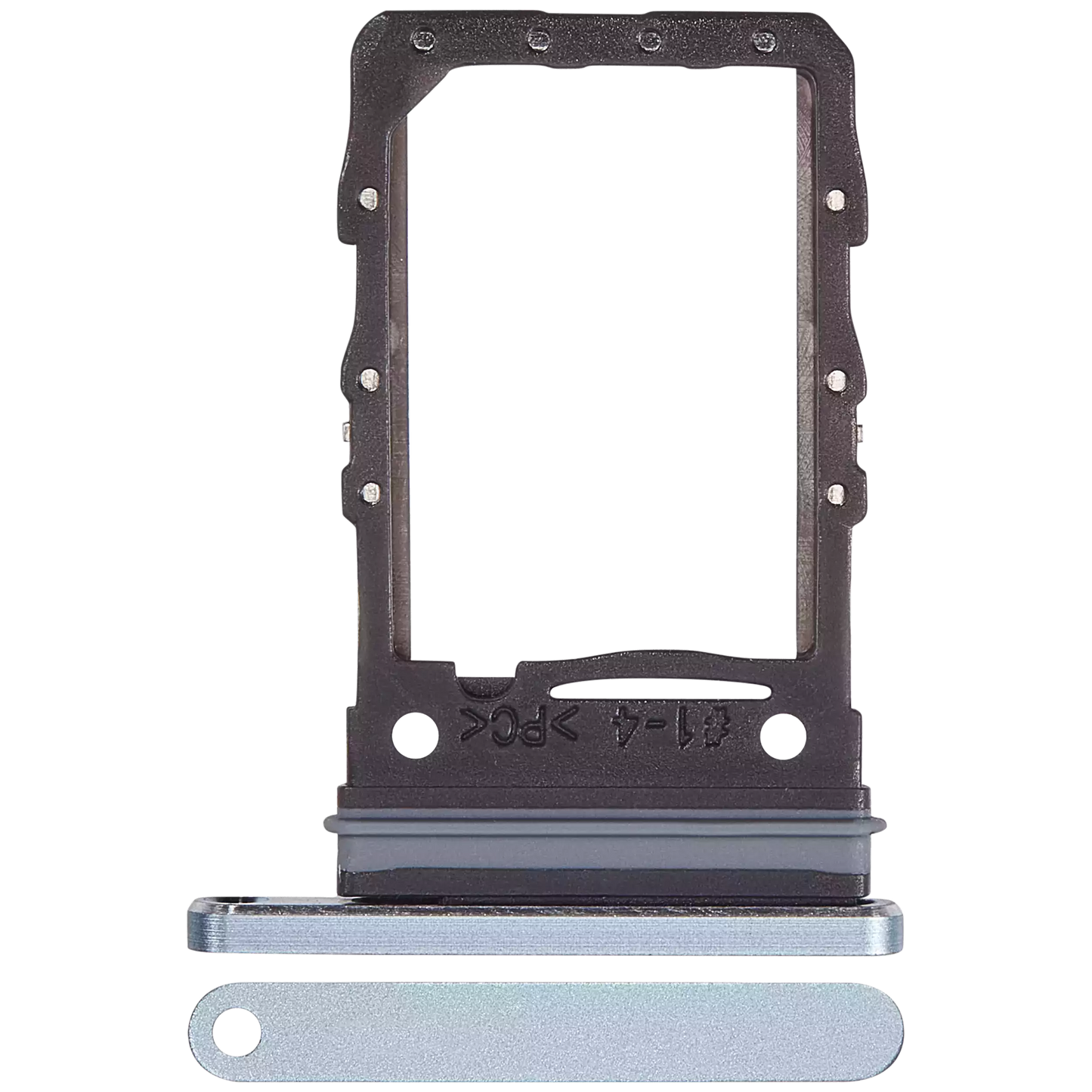 Single Sim Card Tray For Samsung Galaxy Z Flip 6 (F741) (Premium) (Blue)