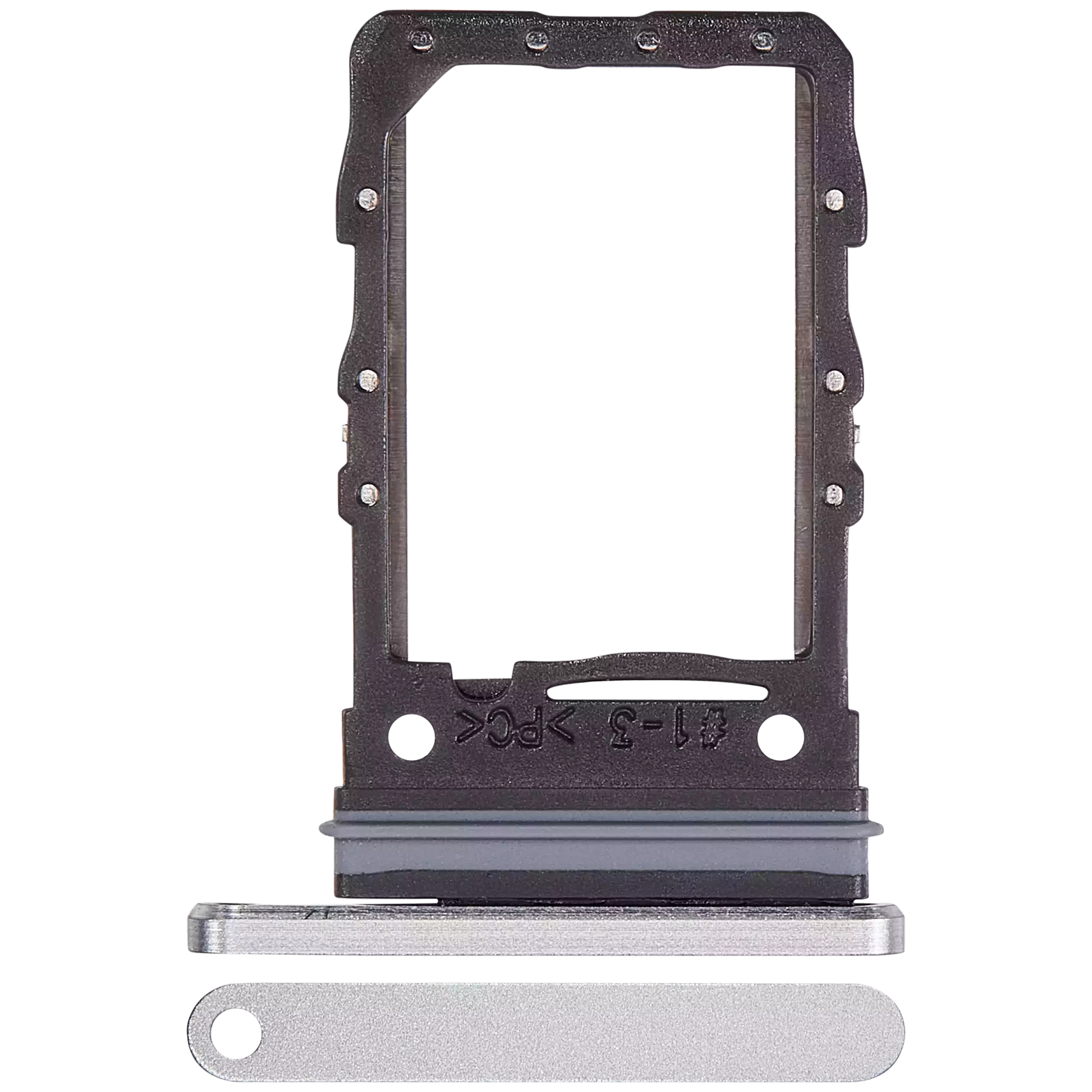Single Sim Card Tray For Samsung Galaxy Z Flip 6 (F741) (Premium) (White)