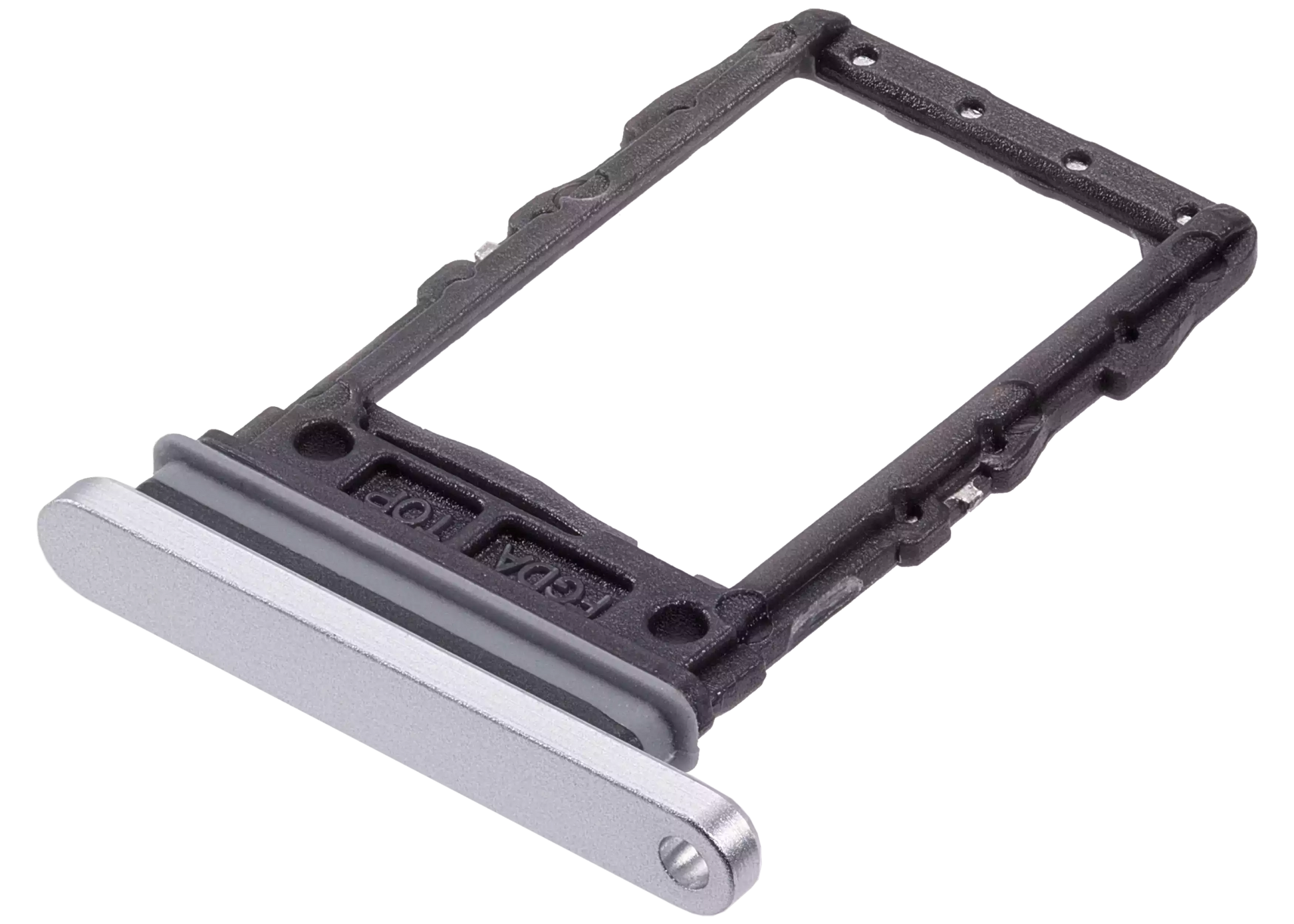Single Sim Card Tray For Samsung Galaxy Z Flip 6 (F741) (Premium) (White)