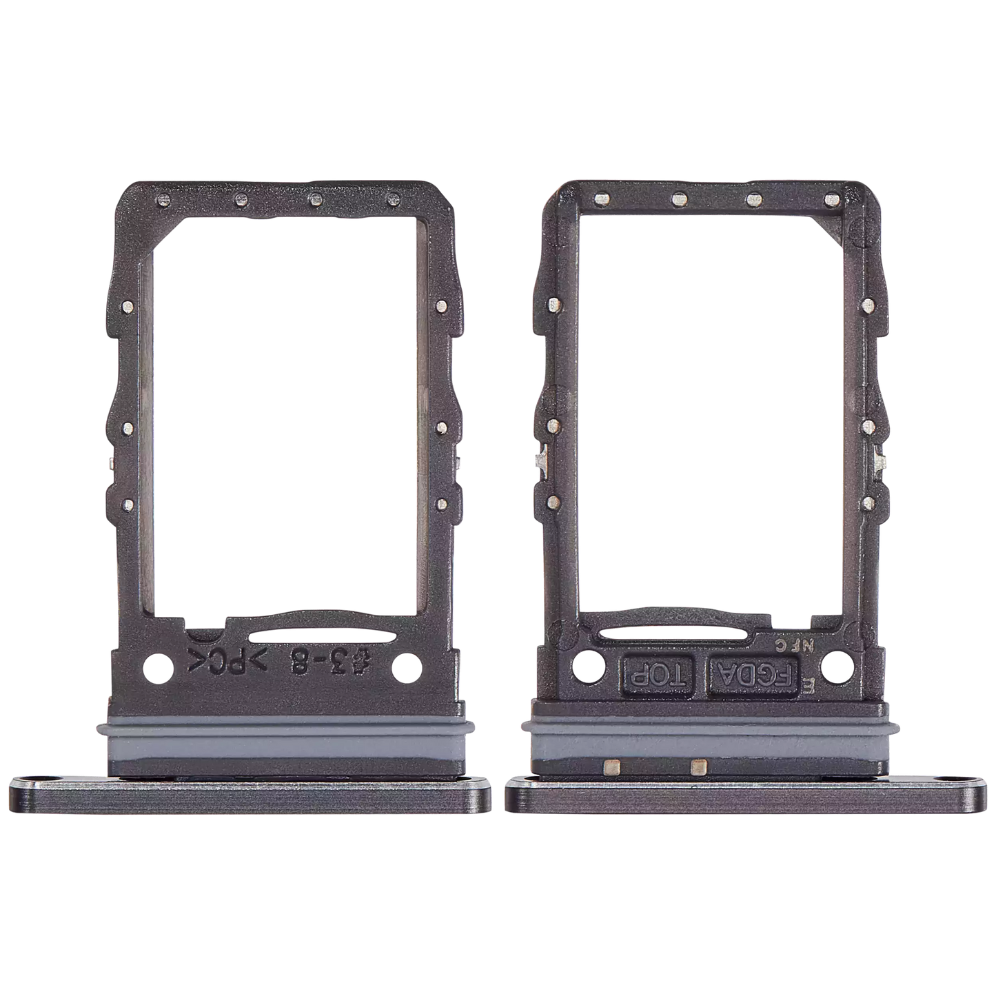 Single Sim Card Tray For Samsung Galaxy Z Flip 6 (F741) (Premium) (Black)