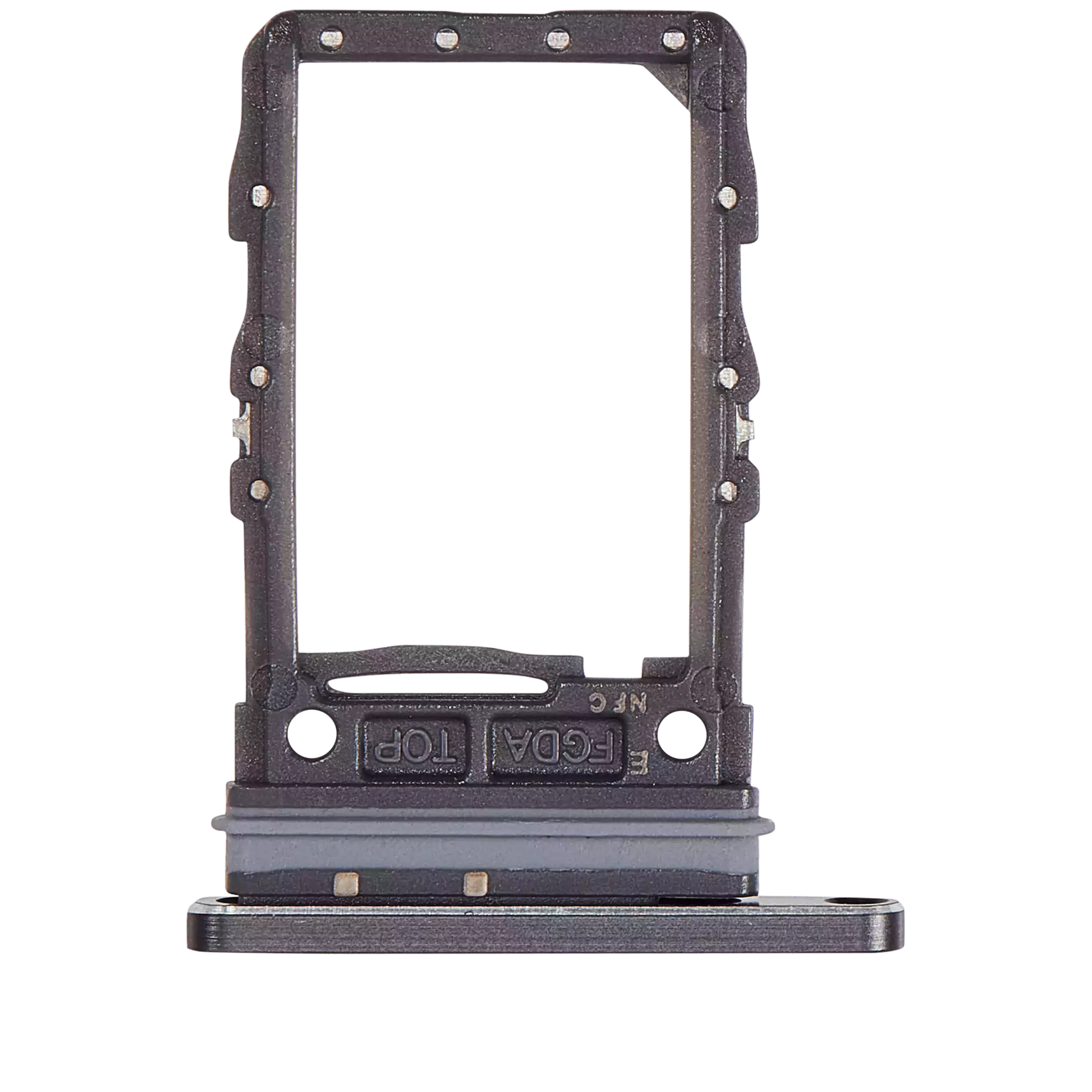 Single Sim Card Tray For Samsung Galaxy Z Flip 6 (F741) (Premium) (Black)