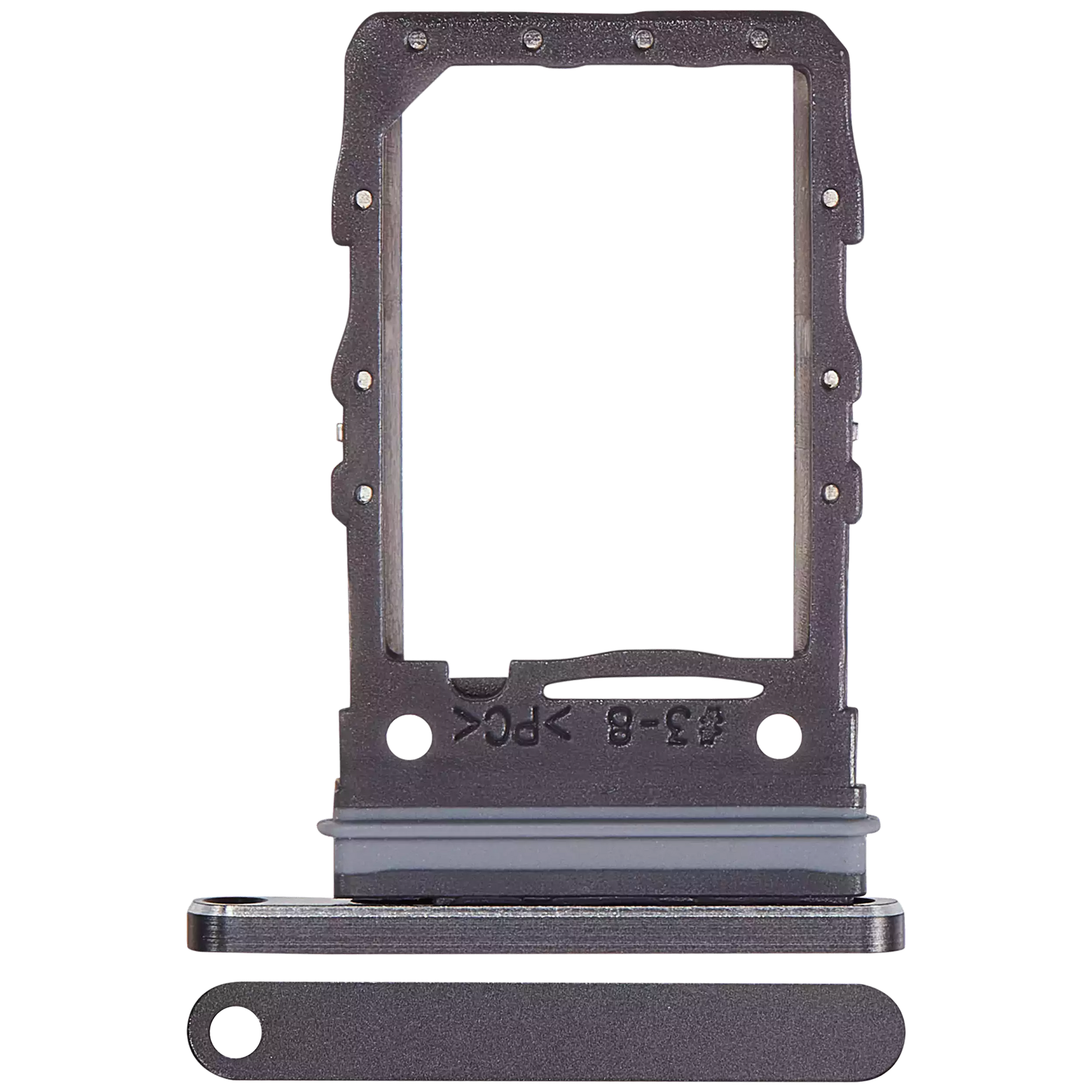 Single Sim Card Tray For Samsung Galaxy Z Flip 6 (F741) (Premium) (Black)