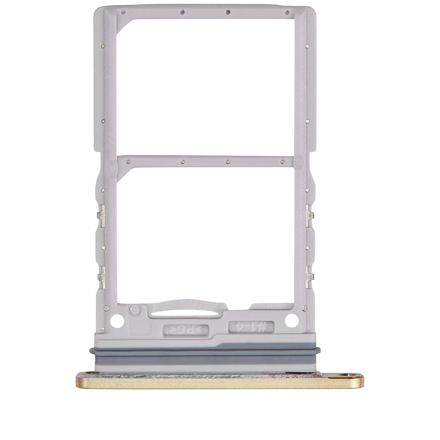 Dual Sim Card Tray For Samsung Galaxy Z Flip 6 (F741) (Premium) (Yellow)
