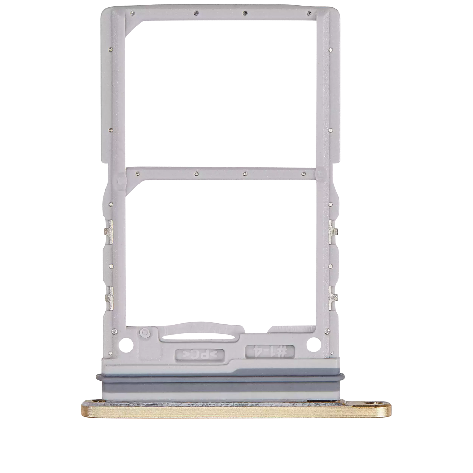 Dual Sim Card Tray For Samsung Galaxy Z Flip 6 (F741) (Premium) (Yellow)