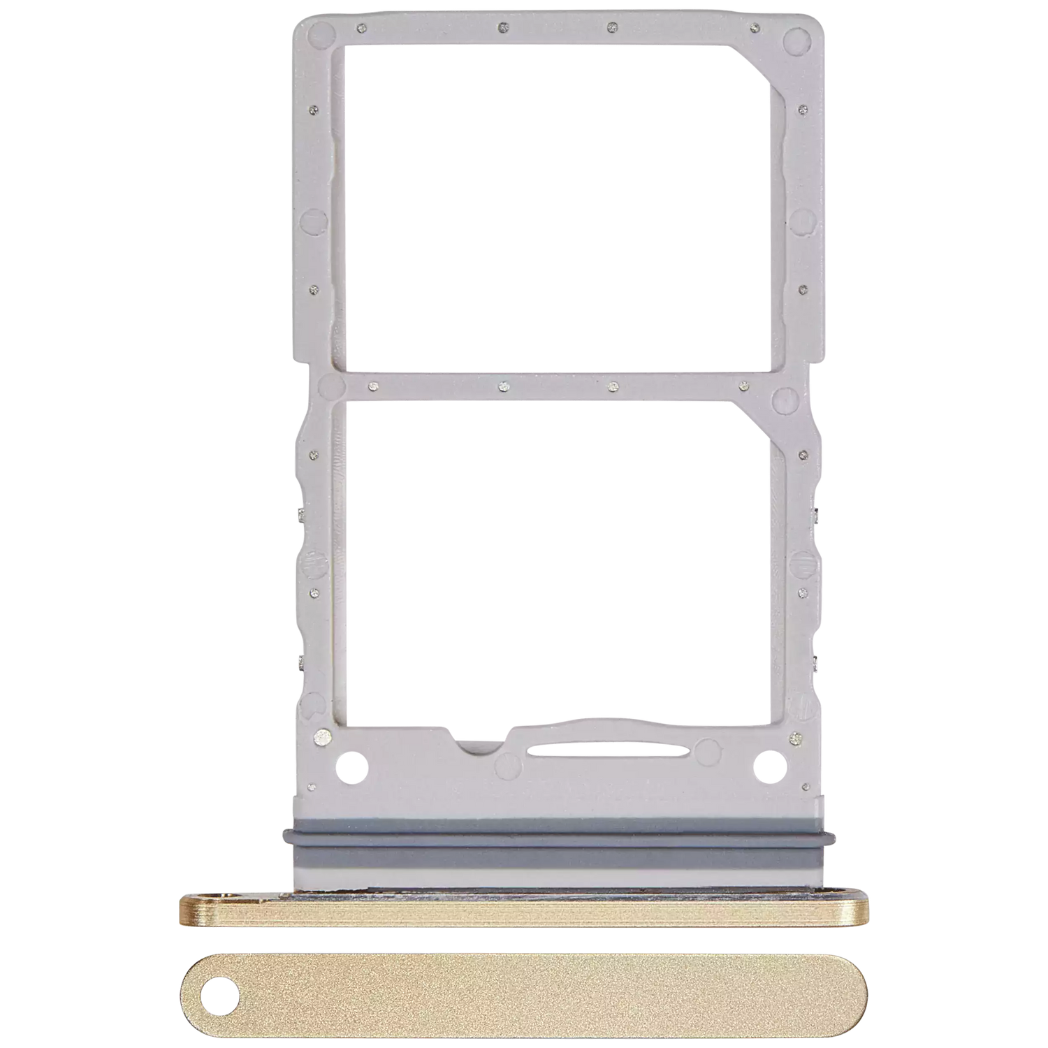 Dual Sim Card Tray For Samsung Galaxy Z Flip 6 (F741) (Premium) (Yellow)