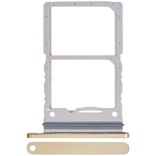 Dual Sim Card Tray For Samsung Galaxy Z Flip 6 (F741) (Premium) (Yellow)
