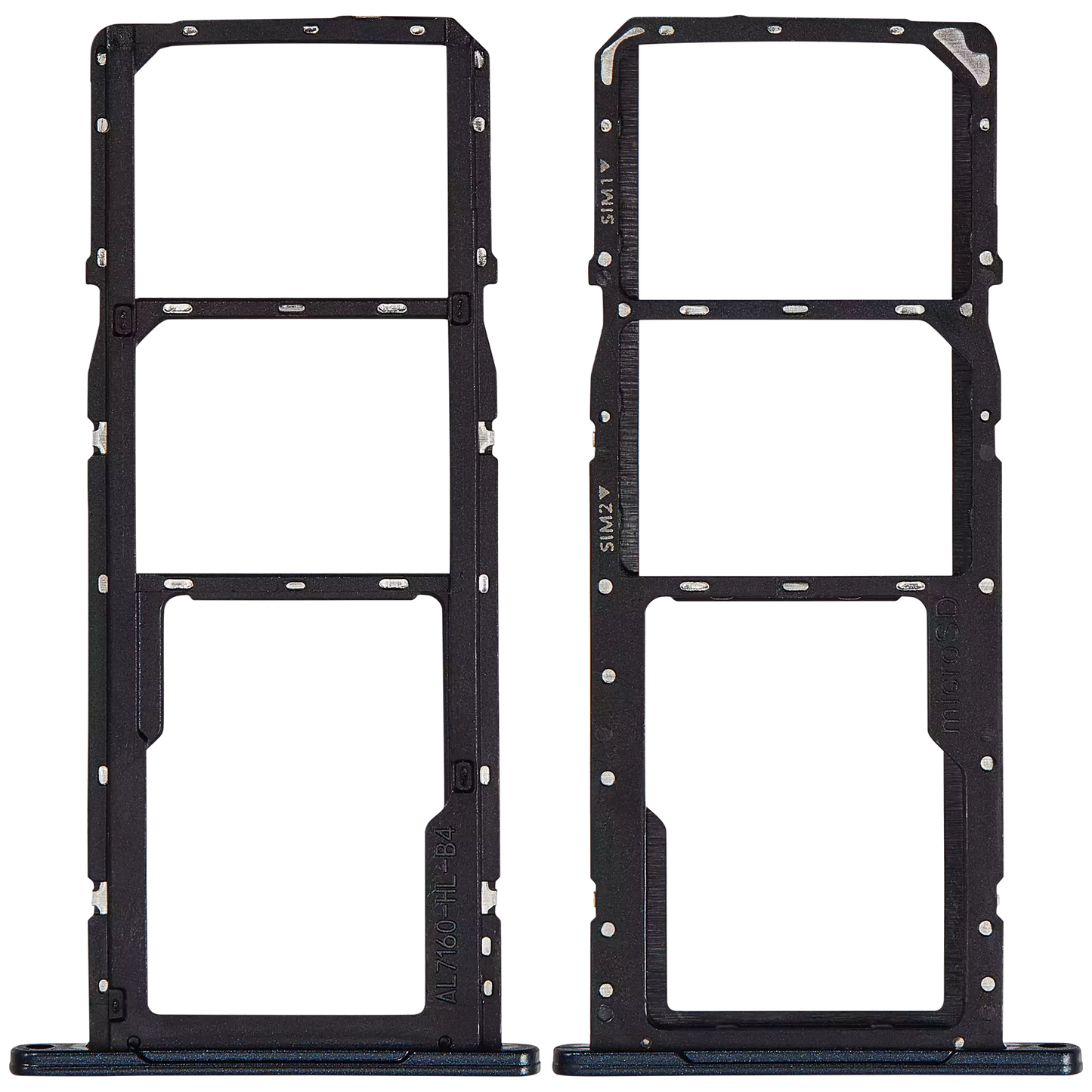 Dual Sim Card Tray For Samsung Galaxy A06 (A065 / 2024) (Premium) (Black) replacement part product image 2 - SKU 107182192420