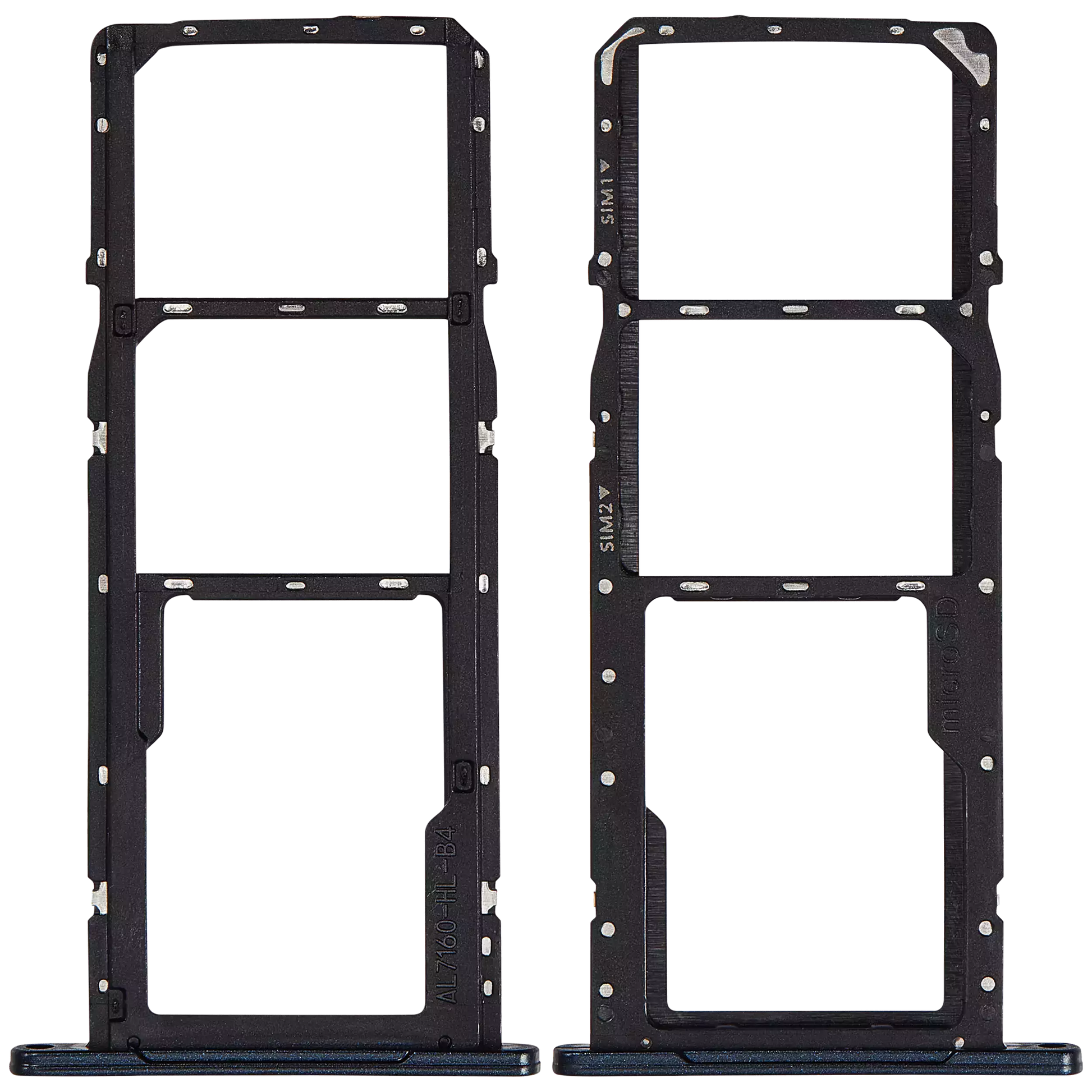 Dual Sim Card Tray For Samsung Galaxy A06 (A065 / 2024) (Premium) (Black) replacement part product image 2 - SKU 107182192420