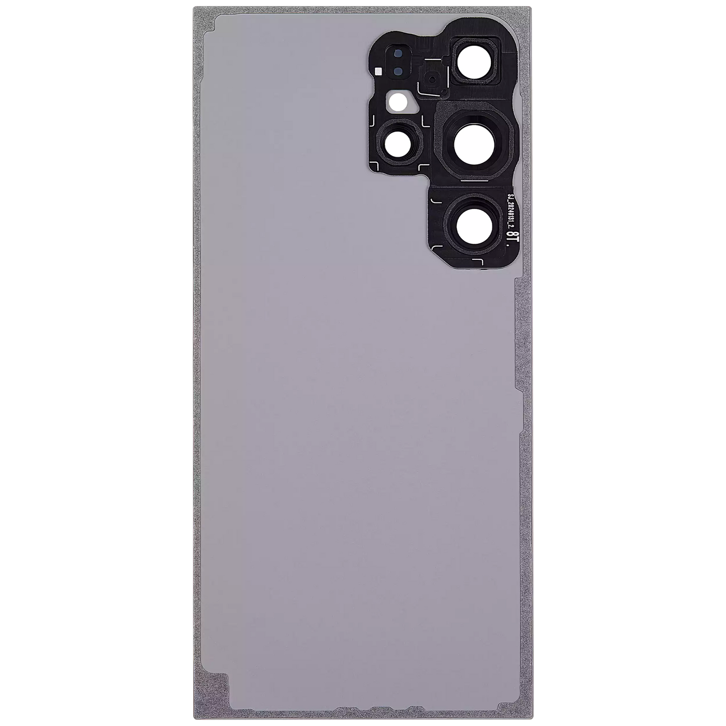 Back Cover Glass With Camera Lens For Samsung Galaxy S24 Ultra 5G (No Logo) (Aftermarket Plus) (Titanium Orange)