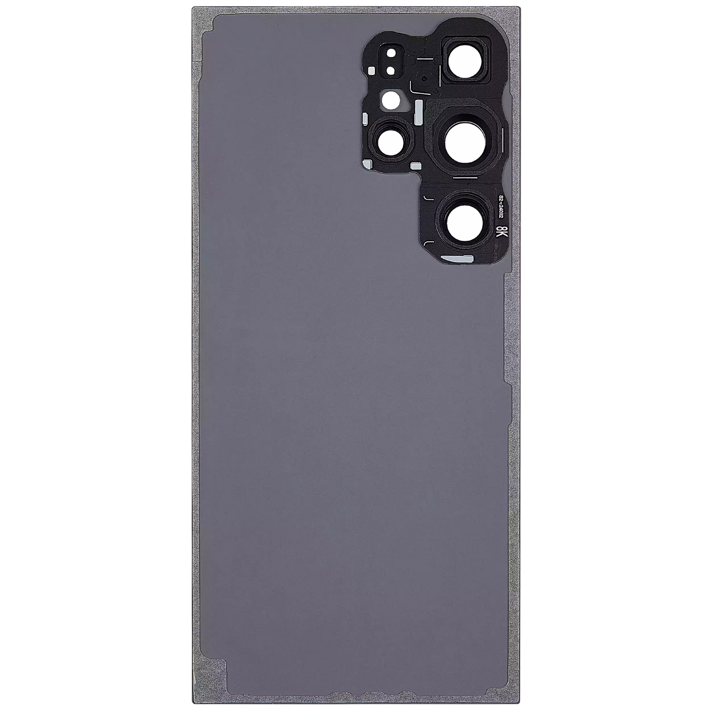 Back Cover Glass With Camera Lens For Samsung Galaxy S24 Ultra 5G (No Logo) (Aftermarket Plus) (Titanium Blue)