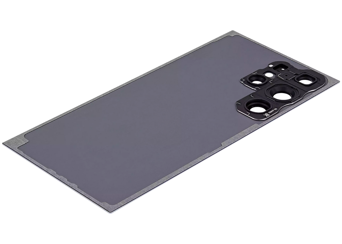 Back Cover Glass With Camera Lens For Samsung Galaxy S24 Ultra 5G (No Logo) (Aftermarket Plus) (Titanium Blue)