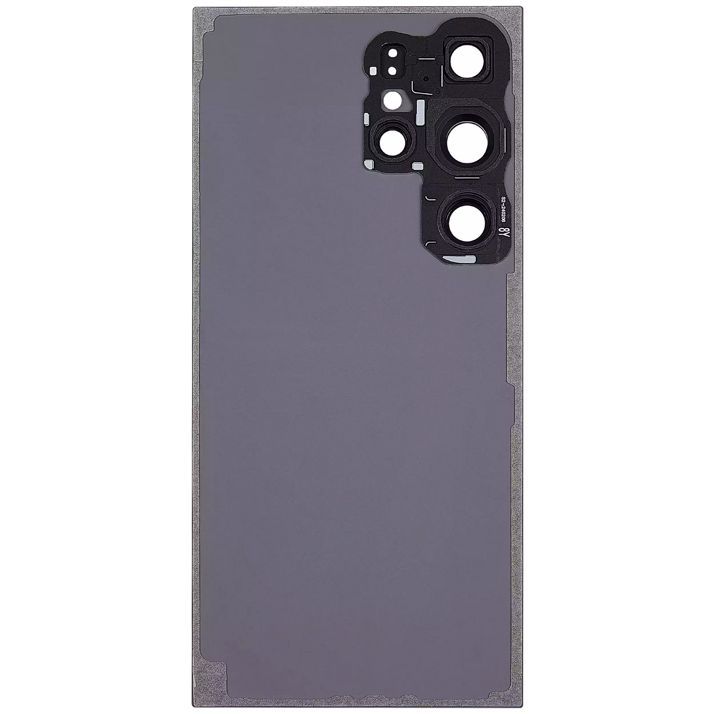 Back Cover Glass With Camera Lens For Samsung Galaxy S24 Ultra 5G (No Logo) (Aftermarket Plus) (Titanium Yellow)