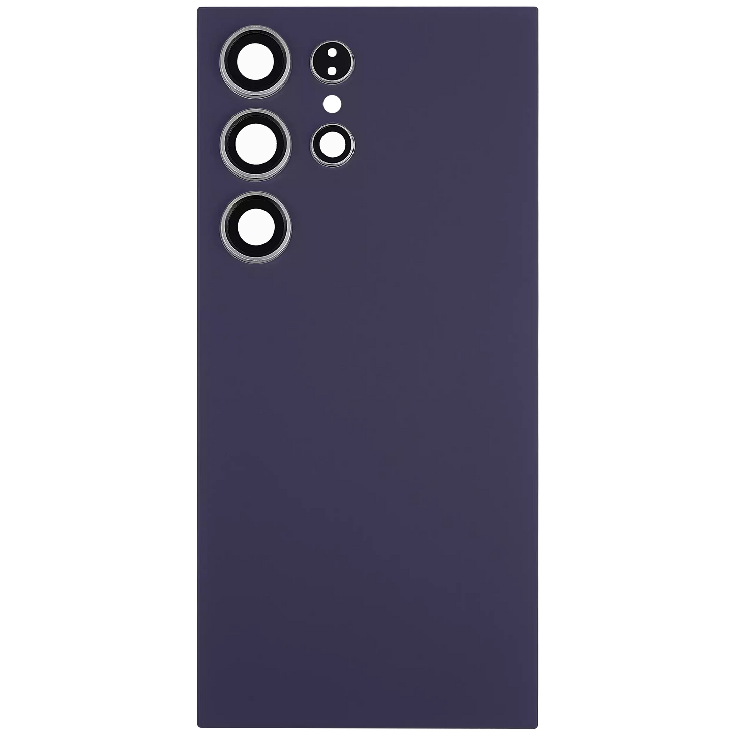 Back Cover Glass With Camera Lens For Samsung Galaxy S24 Ultra 5G (No Logo) (Aftermarket Plus) (Titanium Violet)