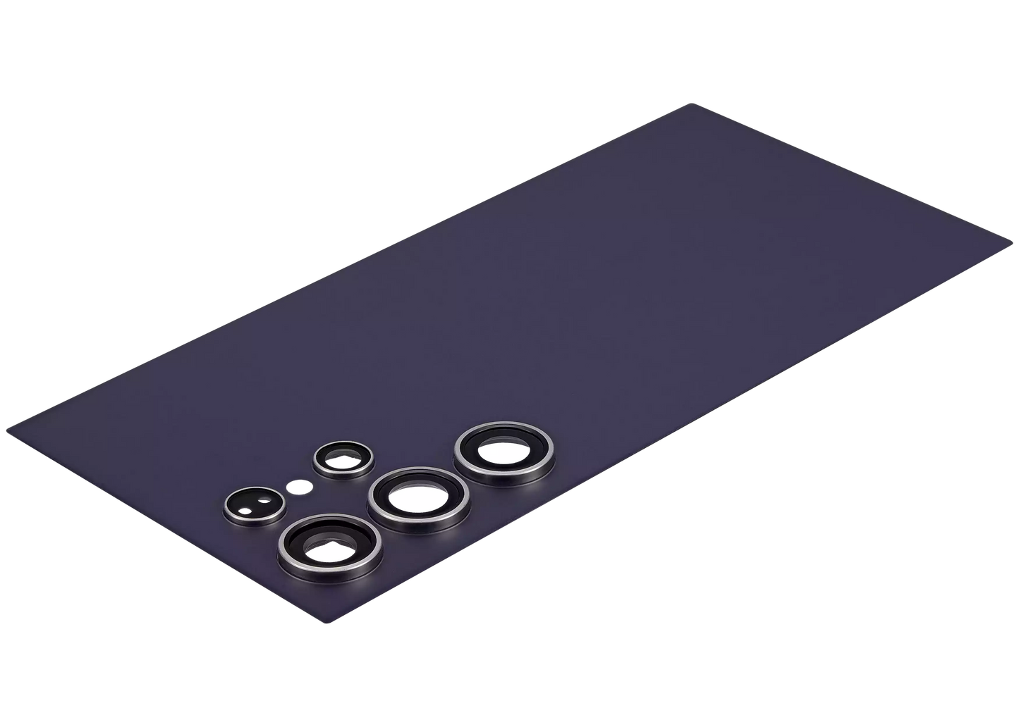 Back Cover Glass With Camera Lens For Samsung Galaxy S24 Ultra 5G (No Logo) (Aftermarket Plus) (Titanium Violet)