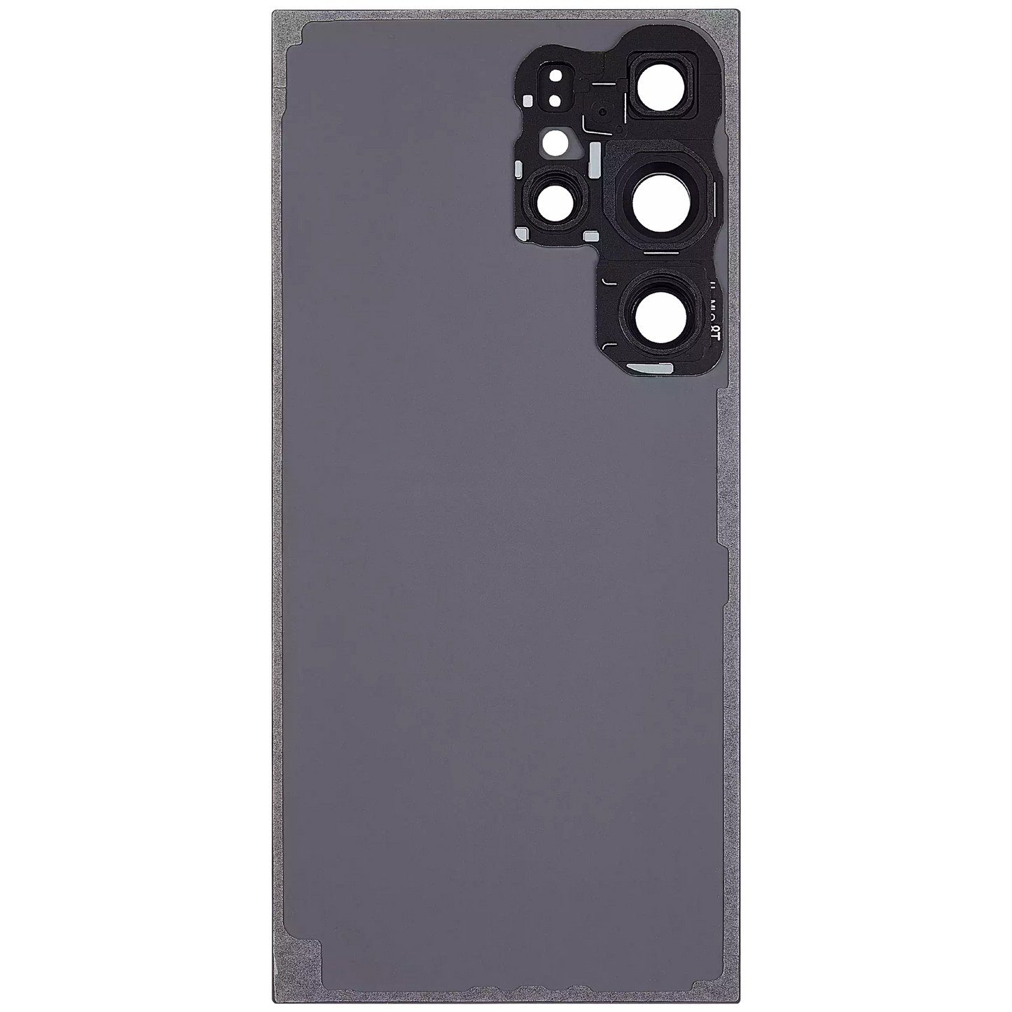 Back Cover Glass With Camera Lens For Samsung Galaxy S24 Ultra 5G (No Logo) (Aftermarket Plus) (Titanium Gray)