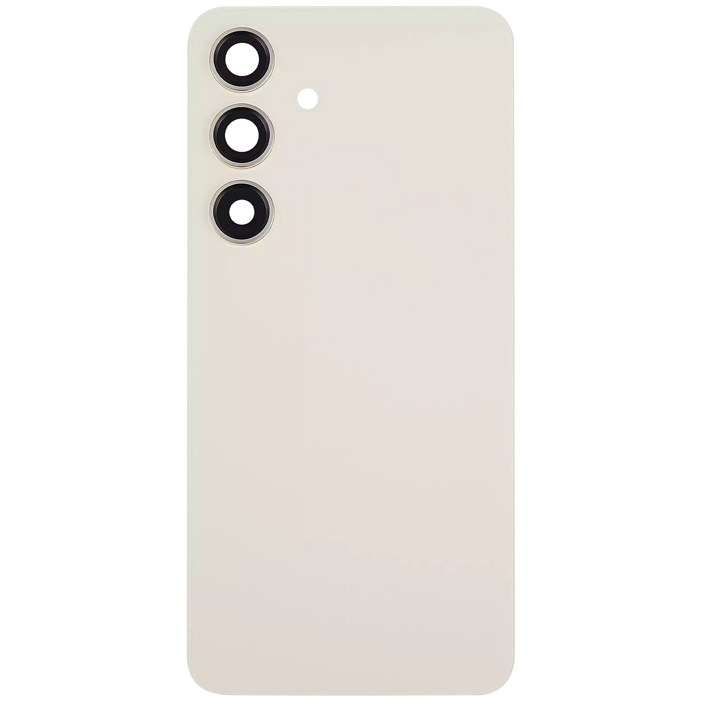 Back Cover Glass With Camera Lens For Samsung Galaxy S24 5G (No Logo) (Aftermarket Plus) (Amber Yellow)