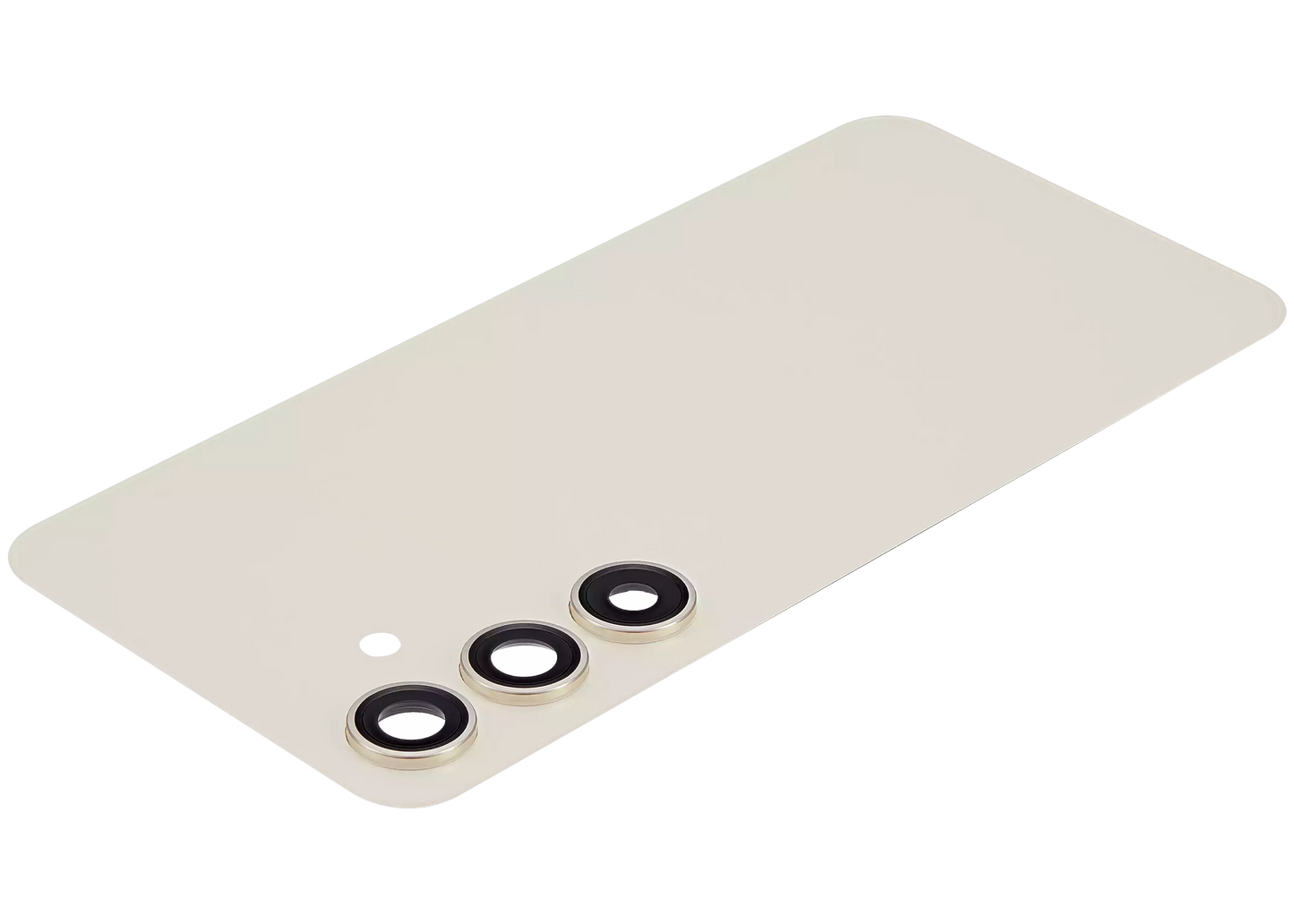 Back Cover Glass With Camera Lens For Samsung Galaxy S24 5G (No Logo) (Aftermarket Plus) (Amber Yellow)