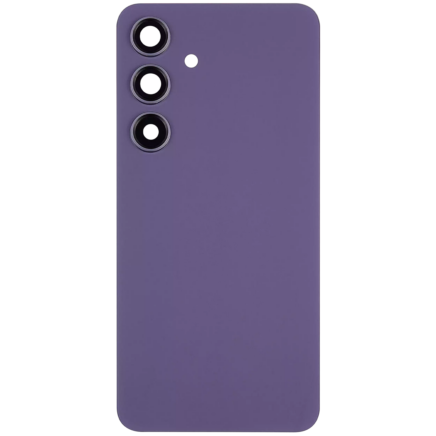 Back Cover Glass With Camera Lens For Samsung Galaxy S24 5G (No Logo) (Aftermarket Plus) (Cobalt Violet)
