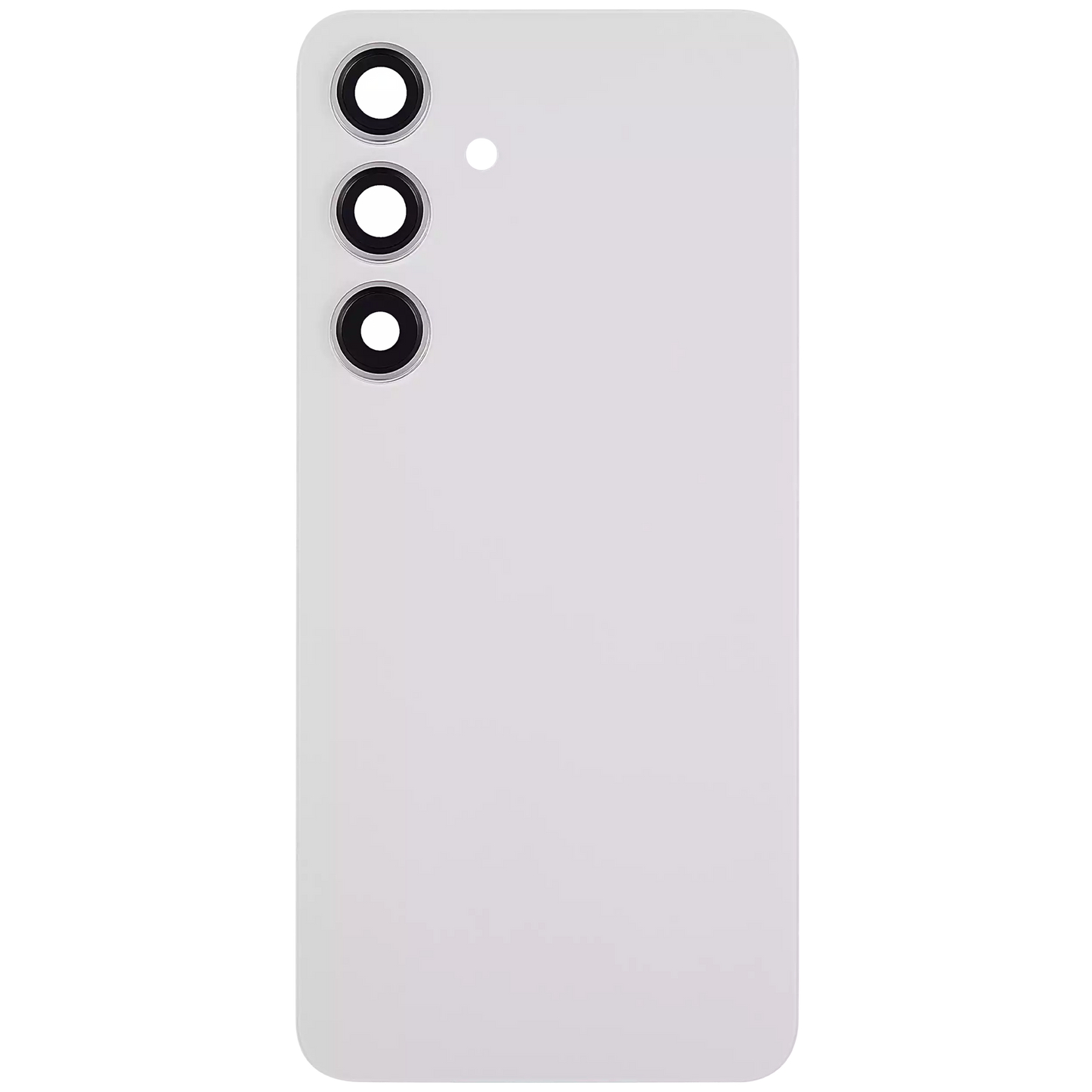 Back Cover Glass With Camera Lens For Samsung Galaxy S24 5G (No Logo) (Aftermarket Plus) (Marble Gray)