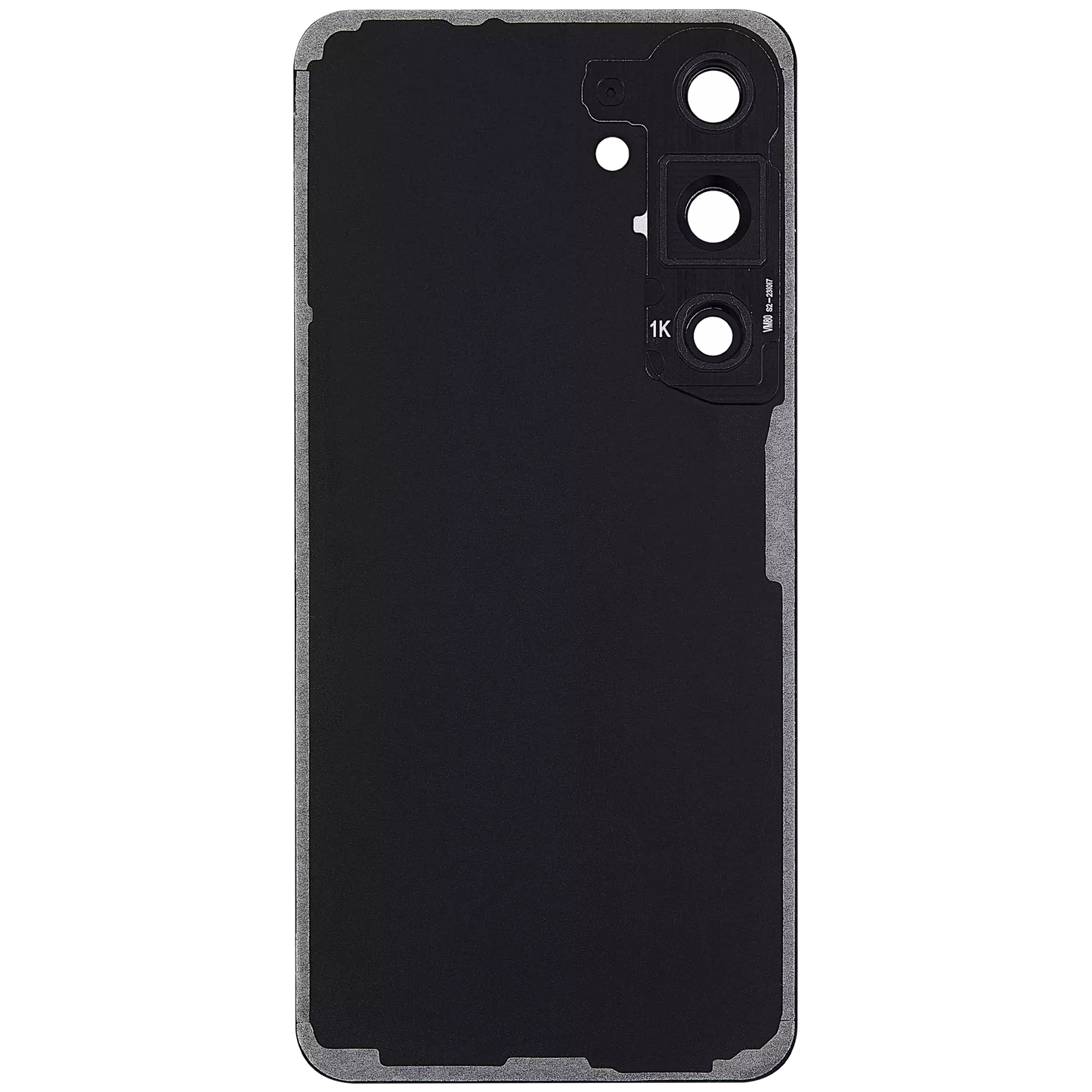 Back Cover Glass With Camera Lens For Samsung Galaxy S24 5G (No Logo) (Aftermarket Plus) (Onyx Black)