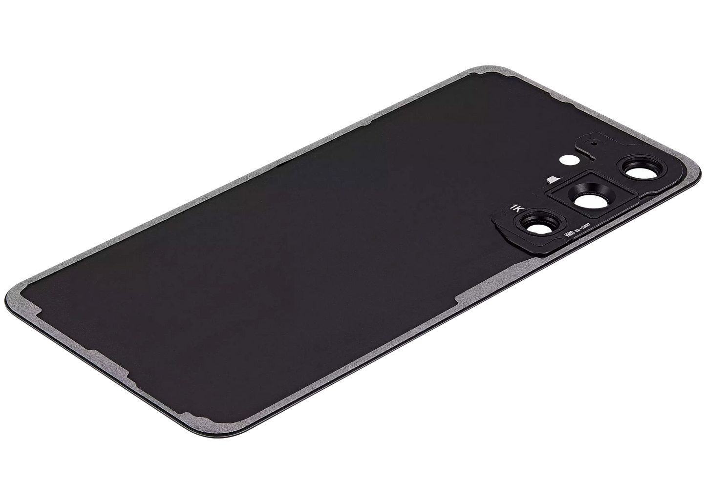 Back Cover Glass With Camera Lens For Samsung Galaxy S24 5G (No Logo) (Aftermarket Plus) (Onyx Black)