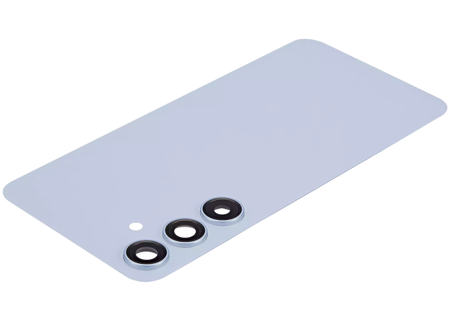 Back Cover Glass With Camera Lens For Samsung Galaxy S24 Plus 5G (No Logo) (Aftermarket Plus) (Sapphire Blue)