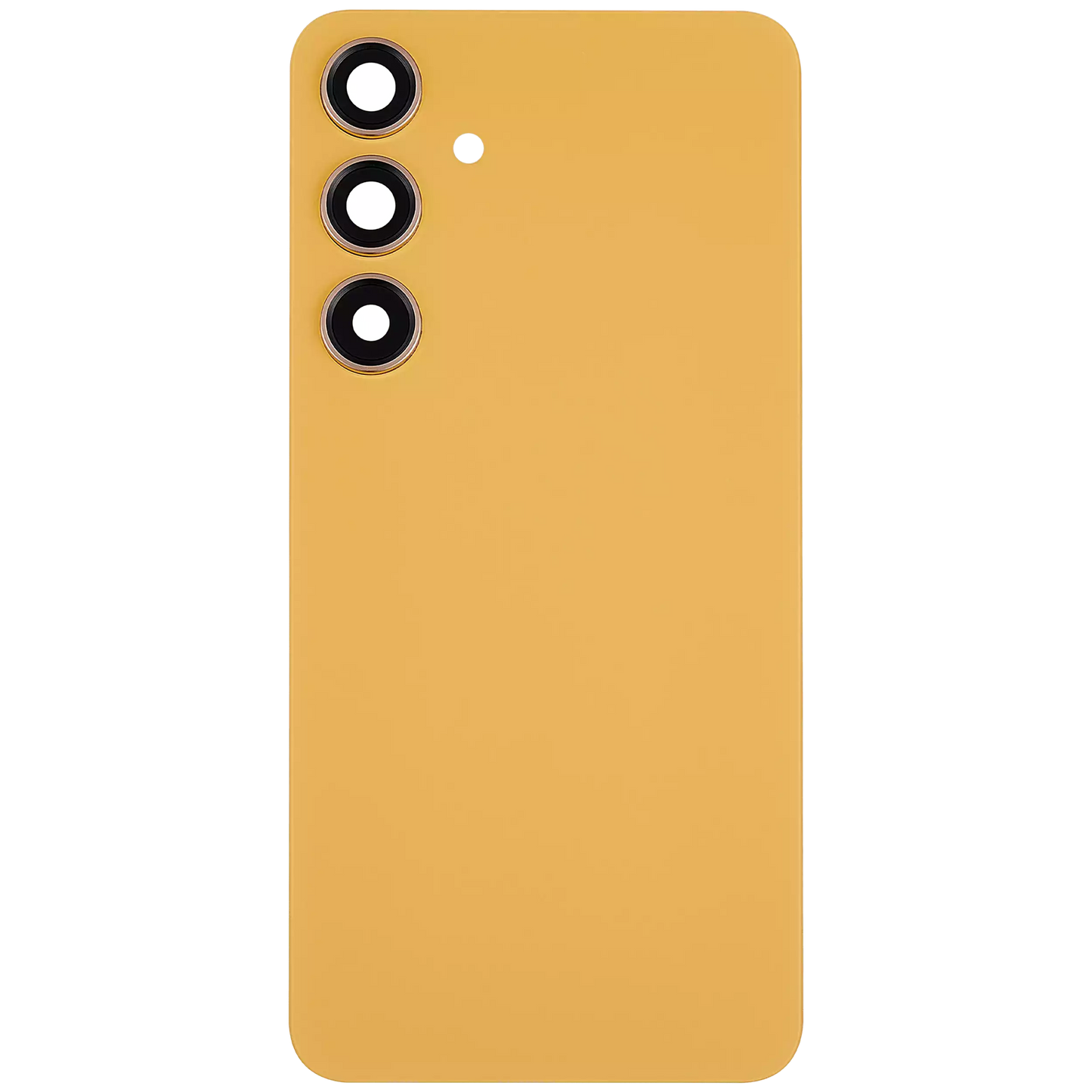 Back Cover Glass With Camera Lens For Samsung Galaxy S24 Plus 5G (No Logo) (Aftermarket Plus) (Sandstone Orange)