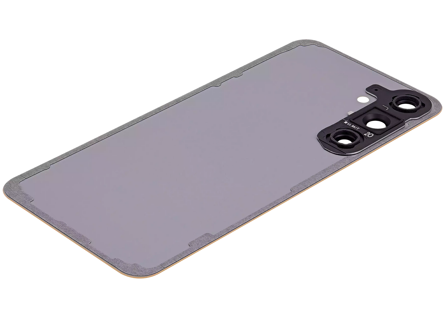 Back Cover Glass With Camera Lens For Samsung Galaxy S24 Plus 5G (No Logo) (Aftermarket Plus) (Sandstone Orange)