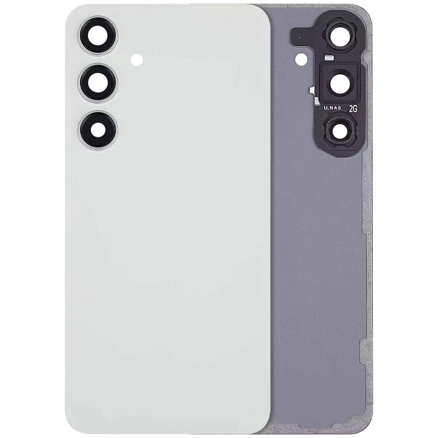 Back Cover Glass With Camera Lens For Samsung Galaxy S24 Plus 5G (No Logo) (Aftermarket Plus) (Jade Green)