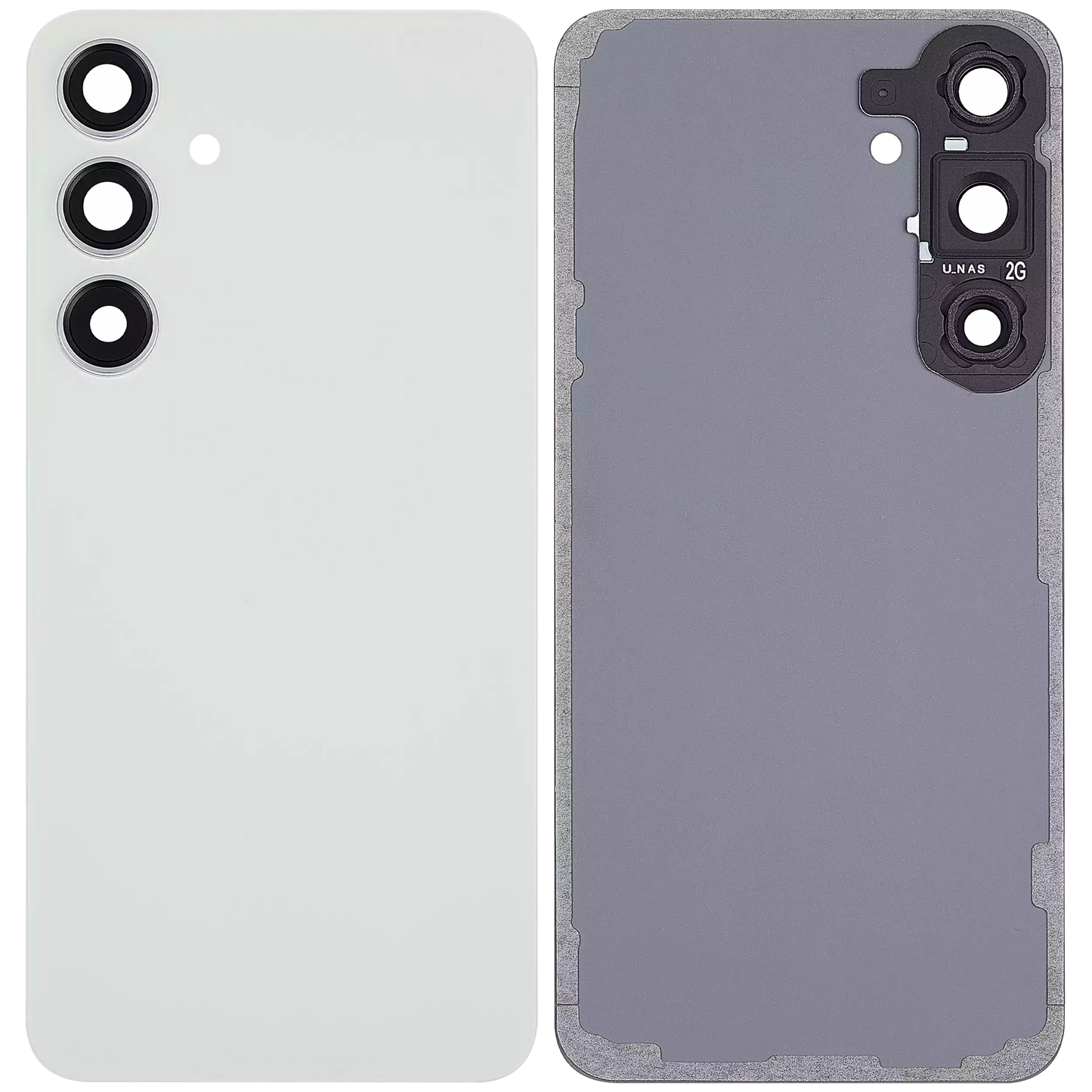 Back Cover Glass With Camera Lens For Samsung Galaxy S24 Plus 5G (No Logo) (Aftermarket Plus) (Jade Green)