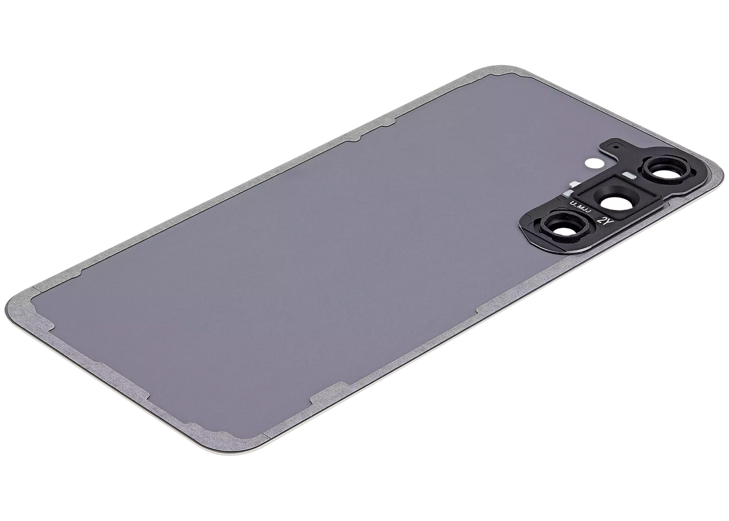 Back Cover Glass With Camera Lens For Samsung Galaxy S24 Plus 5G (No Logo) (Aftermarket Plus) (Amber Yellow)
