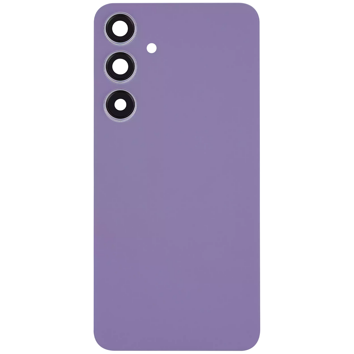 Back Cover Glass With Camera Lens For Samsung Galaxy S24 Plus 5G (No Logo) (Aftermarket Plus) (Cobalt Violet)