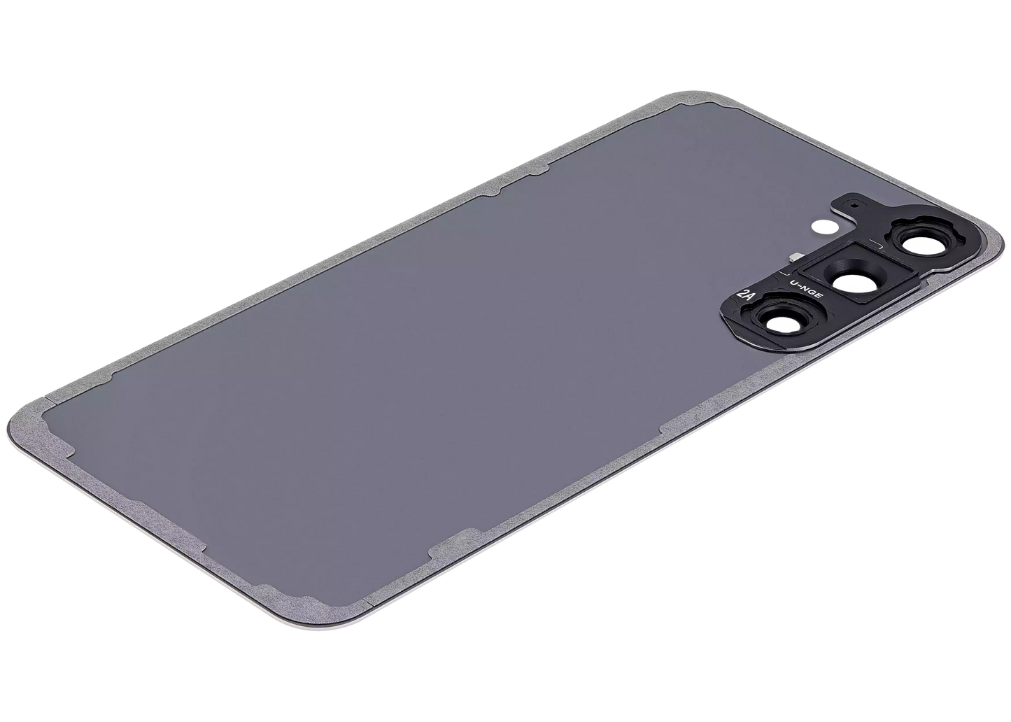 Back Cover Glass With Camera Lens For Samsung Galaxy S24 Plus 5G (No Logo) (Aftermarket Plus) (Marble Gray)